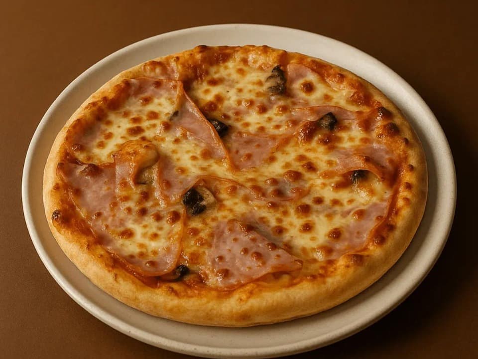 Prosciutto e funghi 30cm